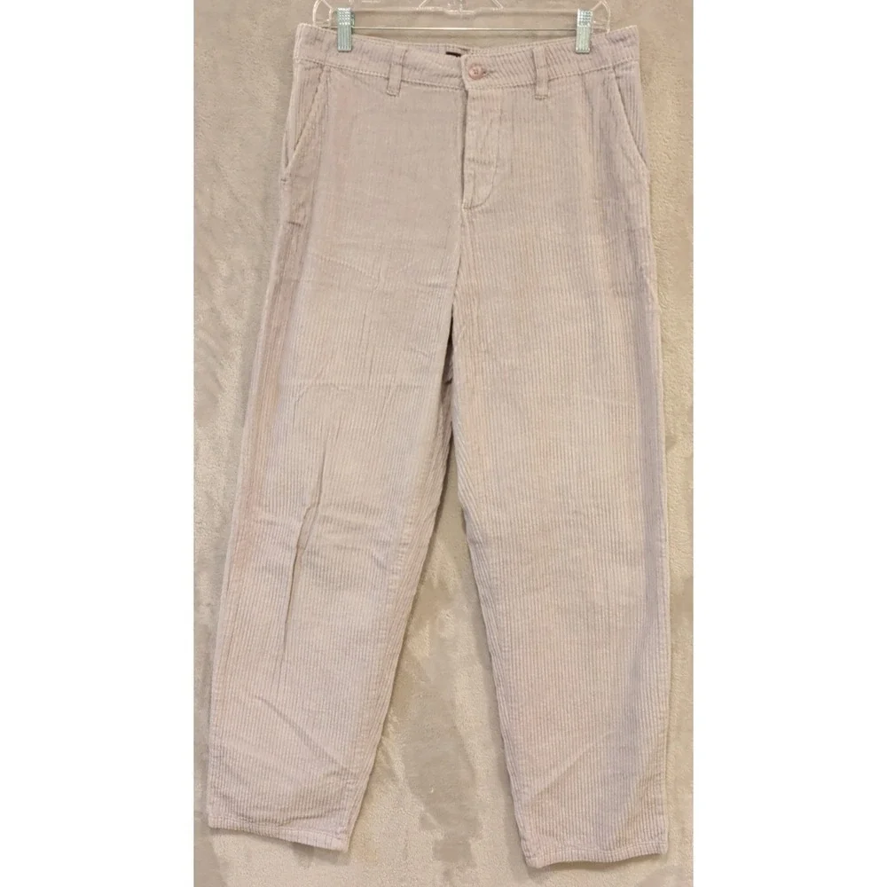 ASOS Design Corduroy Pants Beige Mens W33 L34‎ Straight Cotton Casual